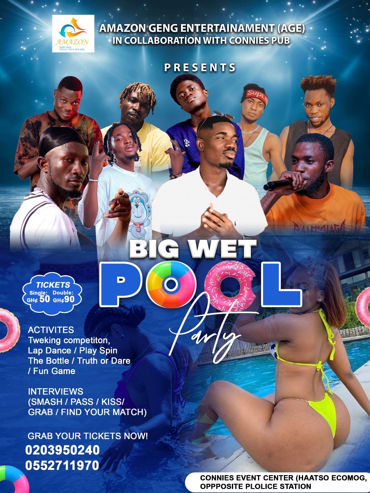 BIG WET POOL PARTY