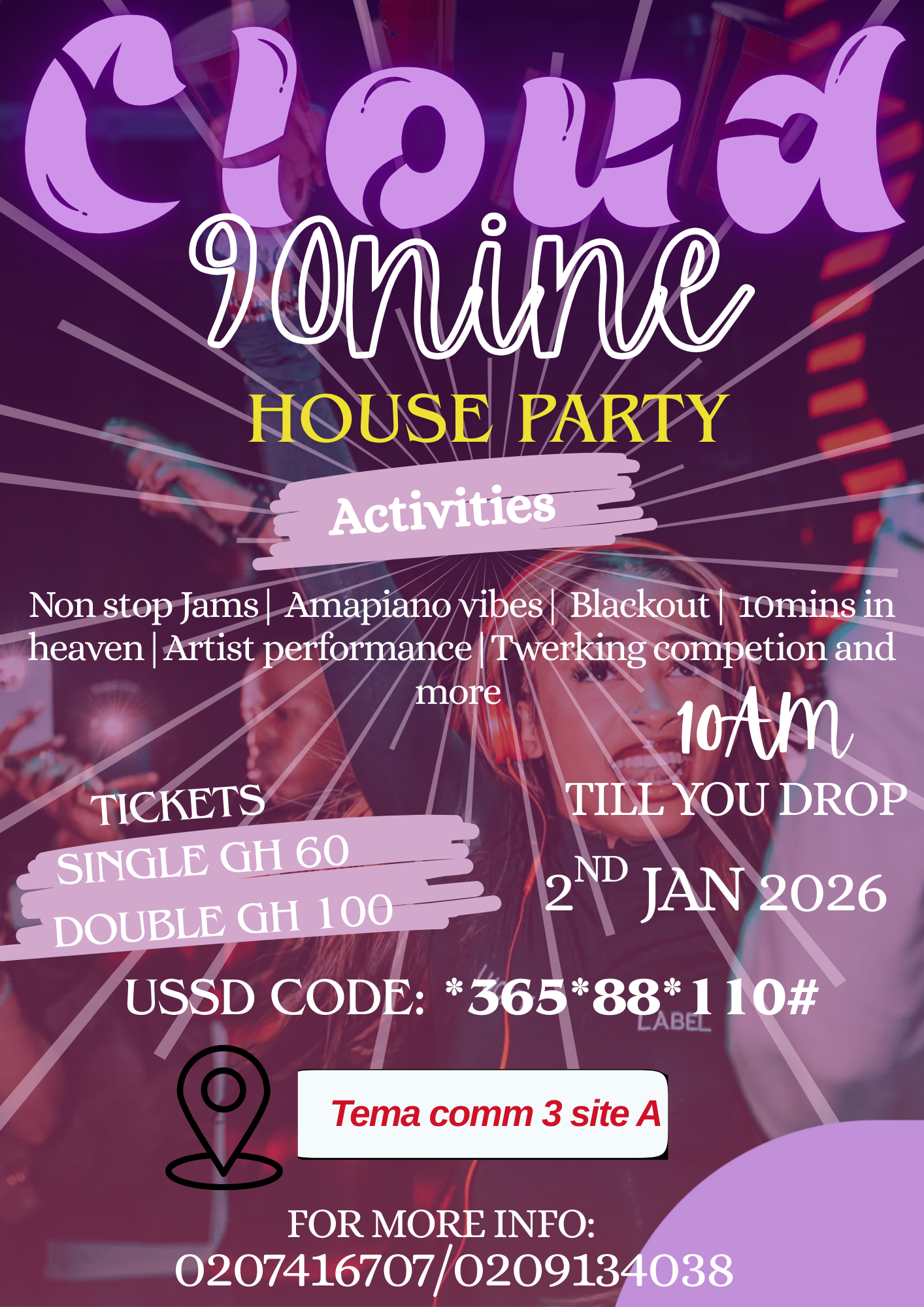 Cloud 99 House Party