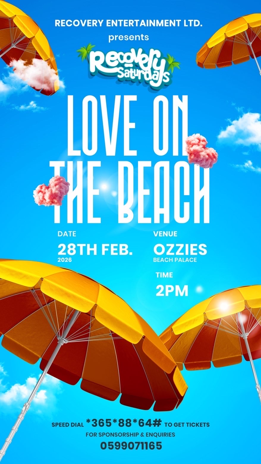 Recovery Saturdays (Love On The Beach)
