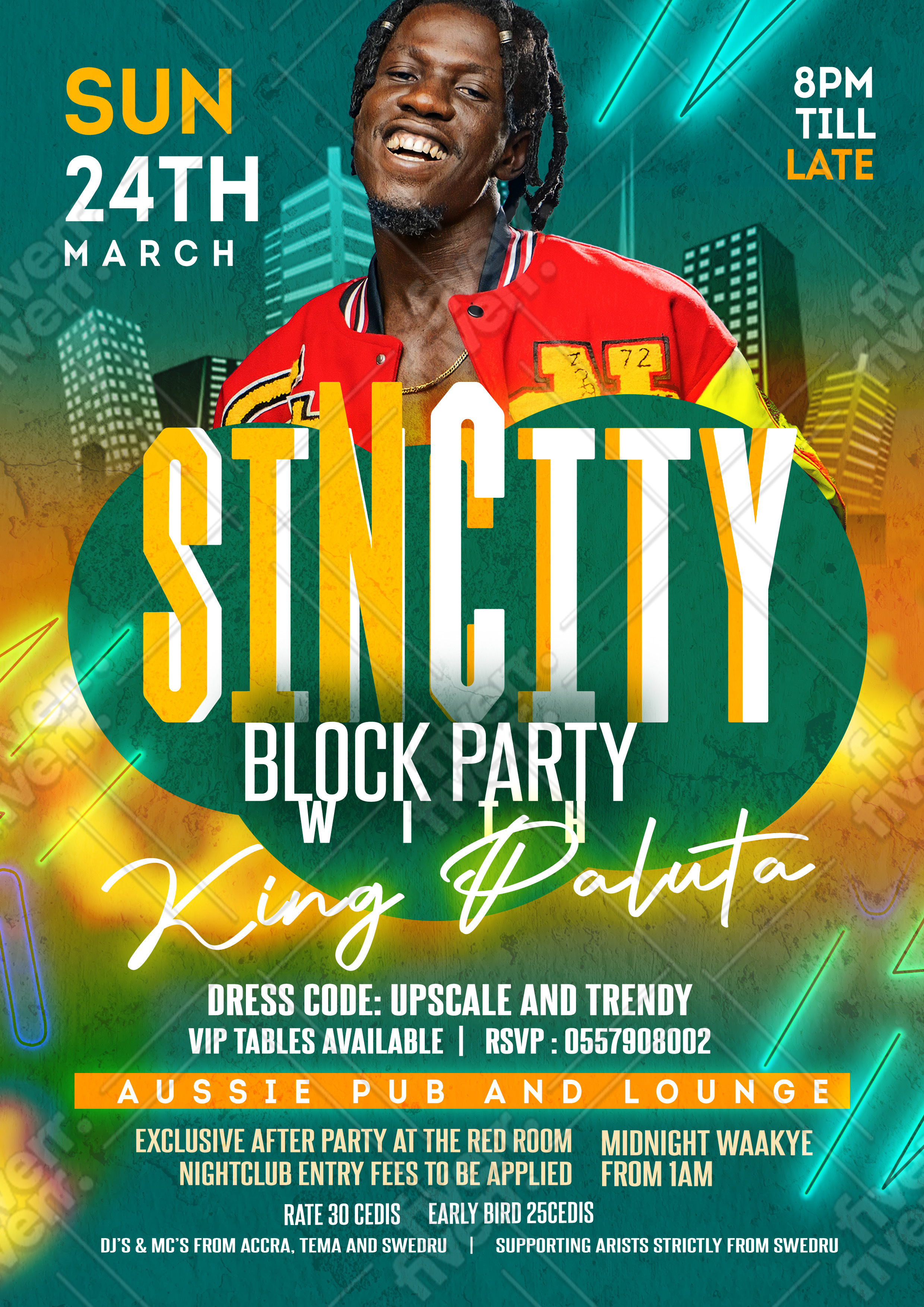 SIN CITY BLOCK PARTY WITH KING PALUTA