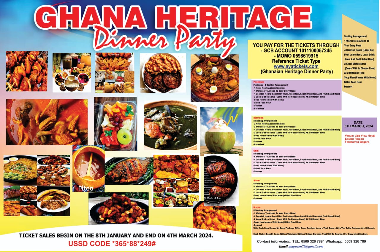Ghanaian Heritage Dinner Party