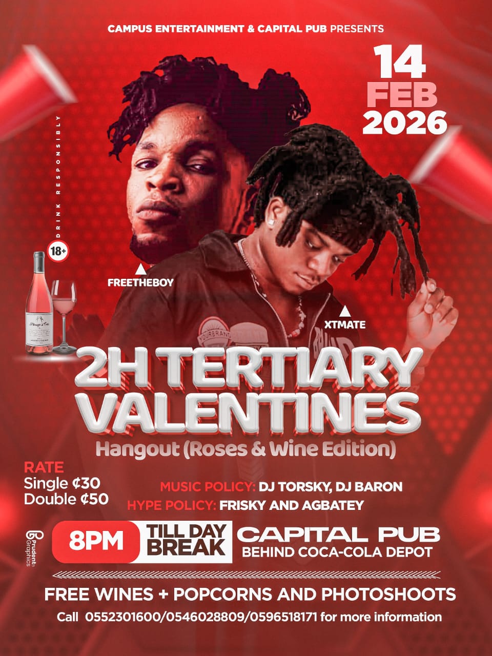 2H TERTIARY VALENTINE'S HANGOUT