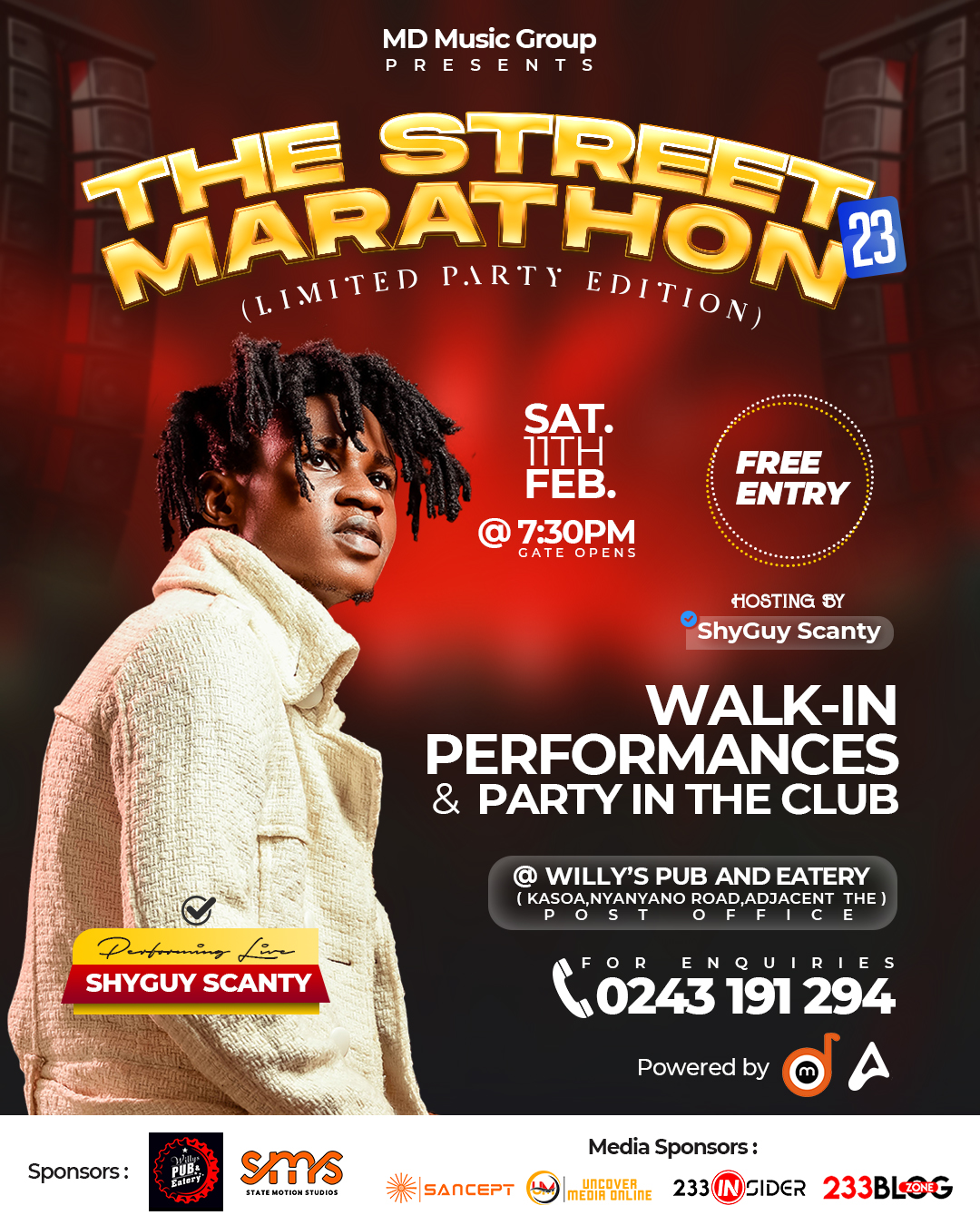 The Street Marathon 23 (TSM23) Hosting by ShyGuy Scanty
