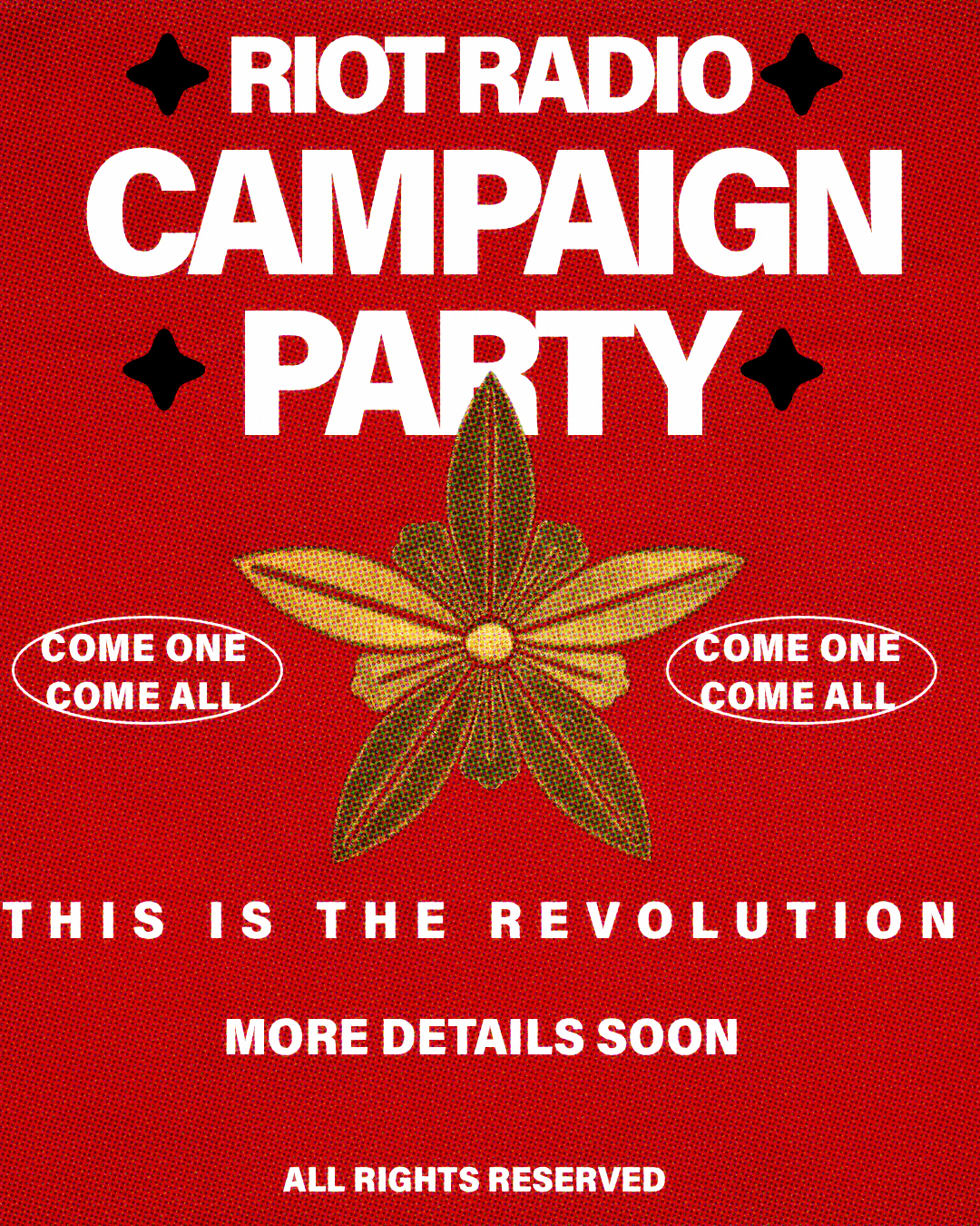 RIOT RADIO CAMPAIGN PARTY