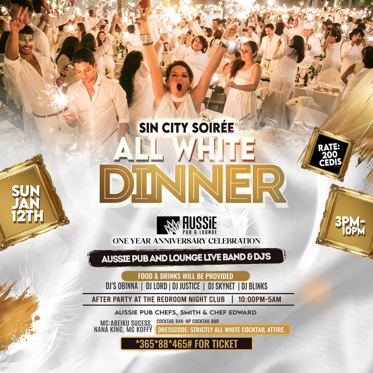SIN CITY SOIRÉE ALL WHITE DINNER PARTY