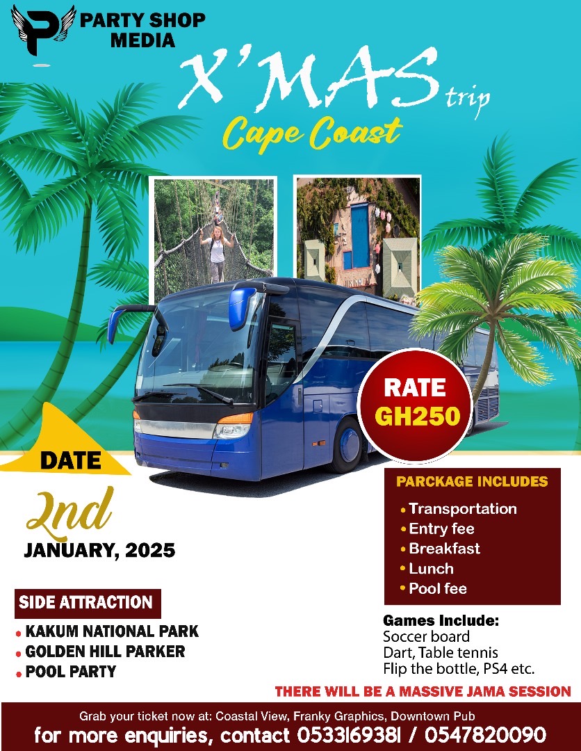 Party Shop Media X’mas trip to Cape Coast