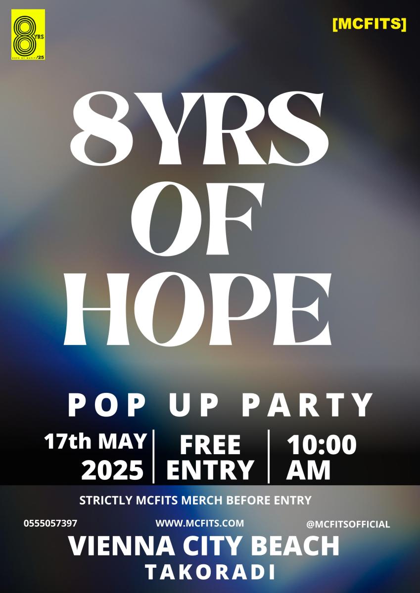 8yrs Of Hope pop up party