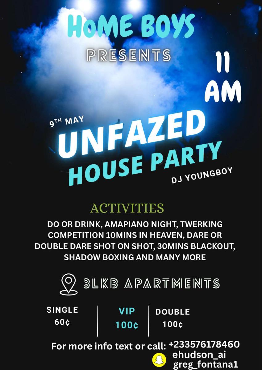 Unfazed house party
