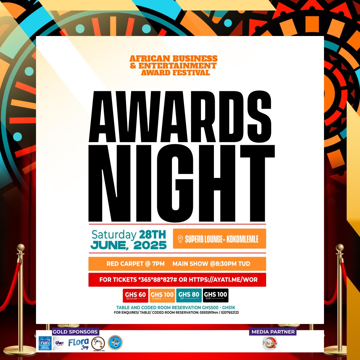 AFRICAN BUSINESS AND ENTERTAINMENT AWARD FESTIVAL