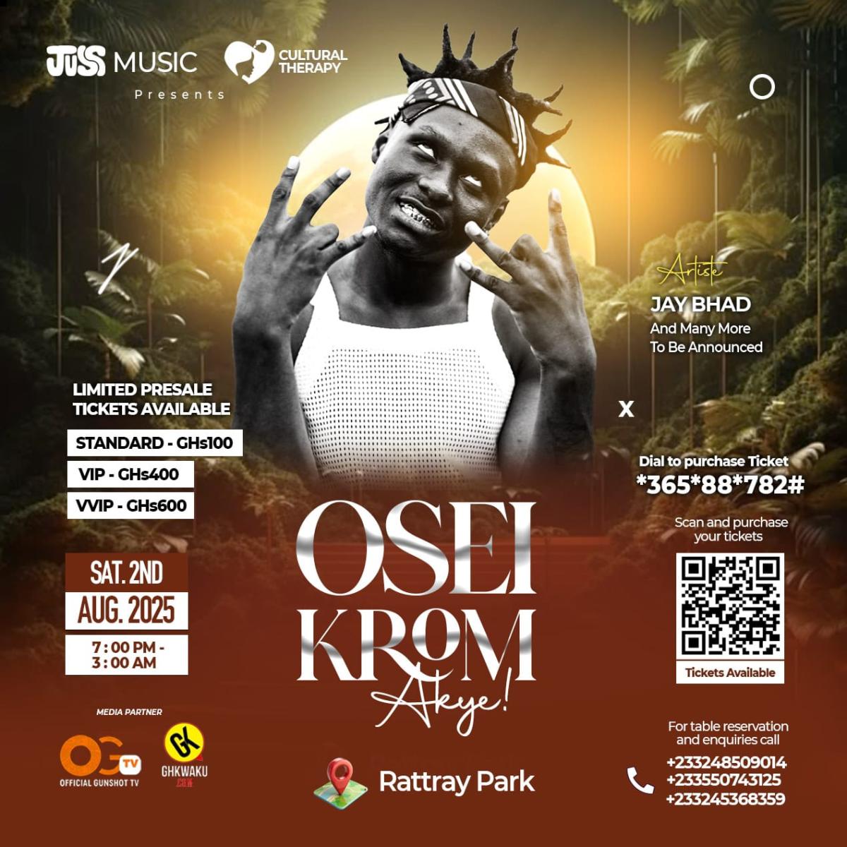 JUSSMUSIC PRESENTS: Oseikrom Akye!