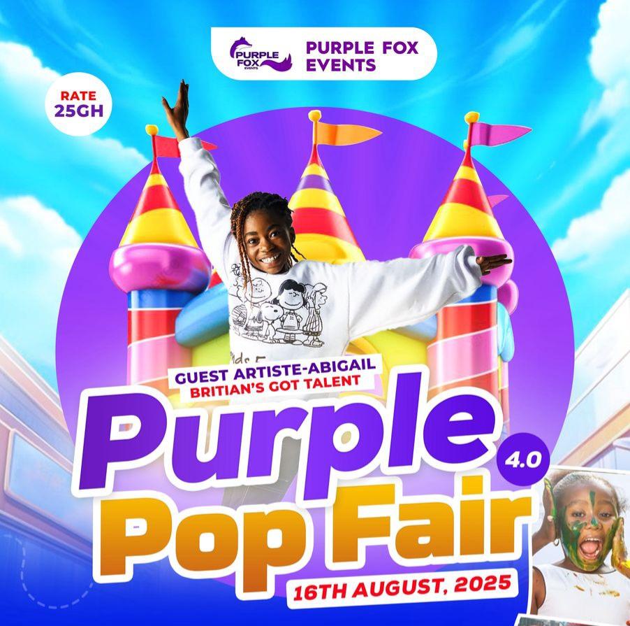 Purple pop funfair