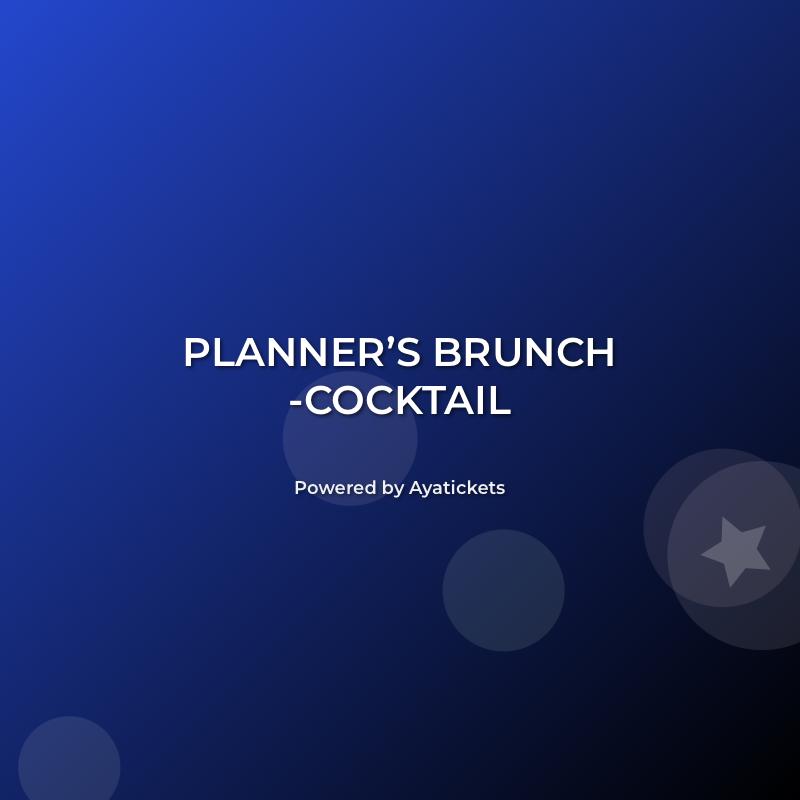 Planner’s brunch -cocktail