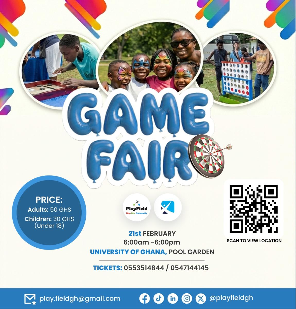 PlayField & MyHealthCop Game Fair: The Healthy Way to Play