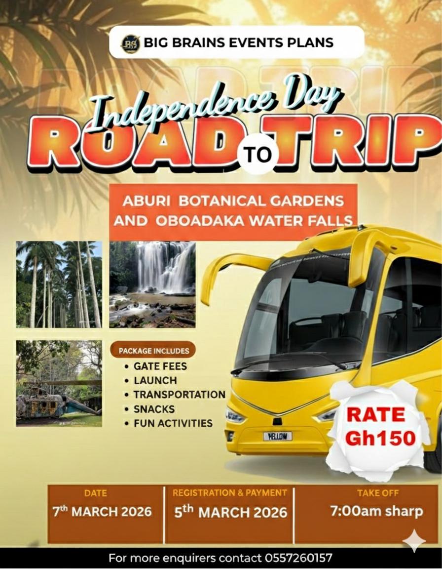 Independence road trip to explore Aburi