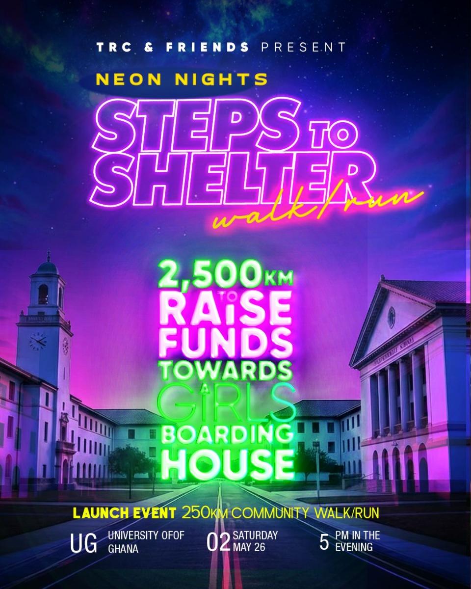TRC &friends present: Neon Nights - steps to shelter: Night Run