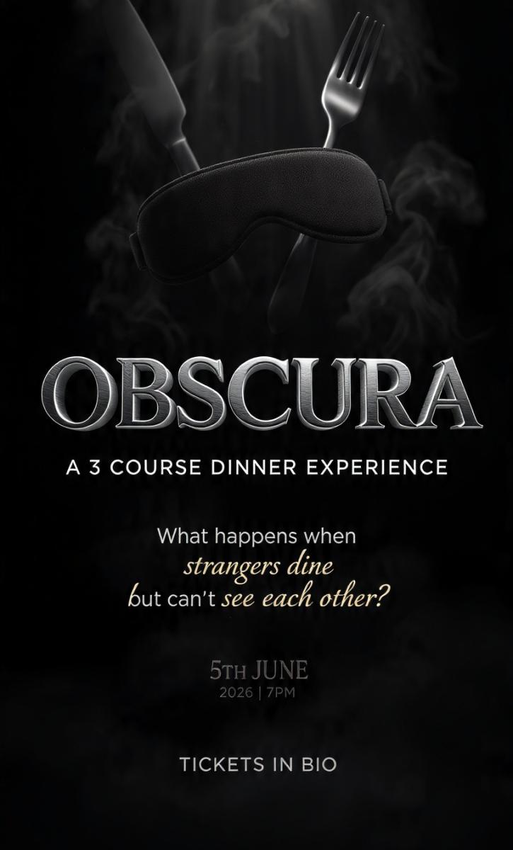 Dining in the Dark: A 3 course dinner experience in pitch darkness