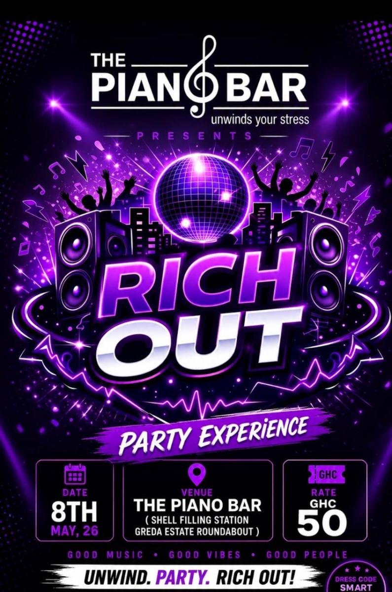The Piano Bar RICH OUT Party Experience