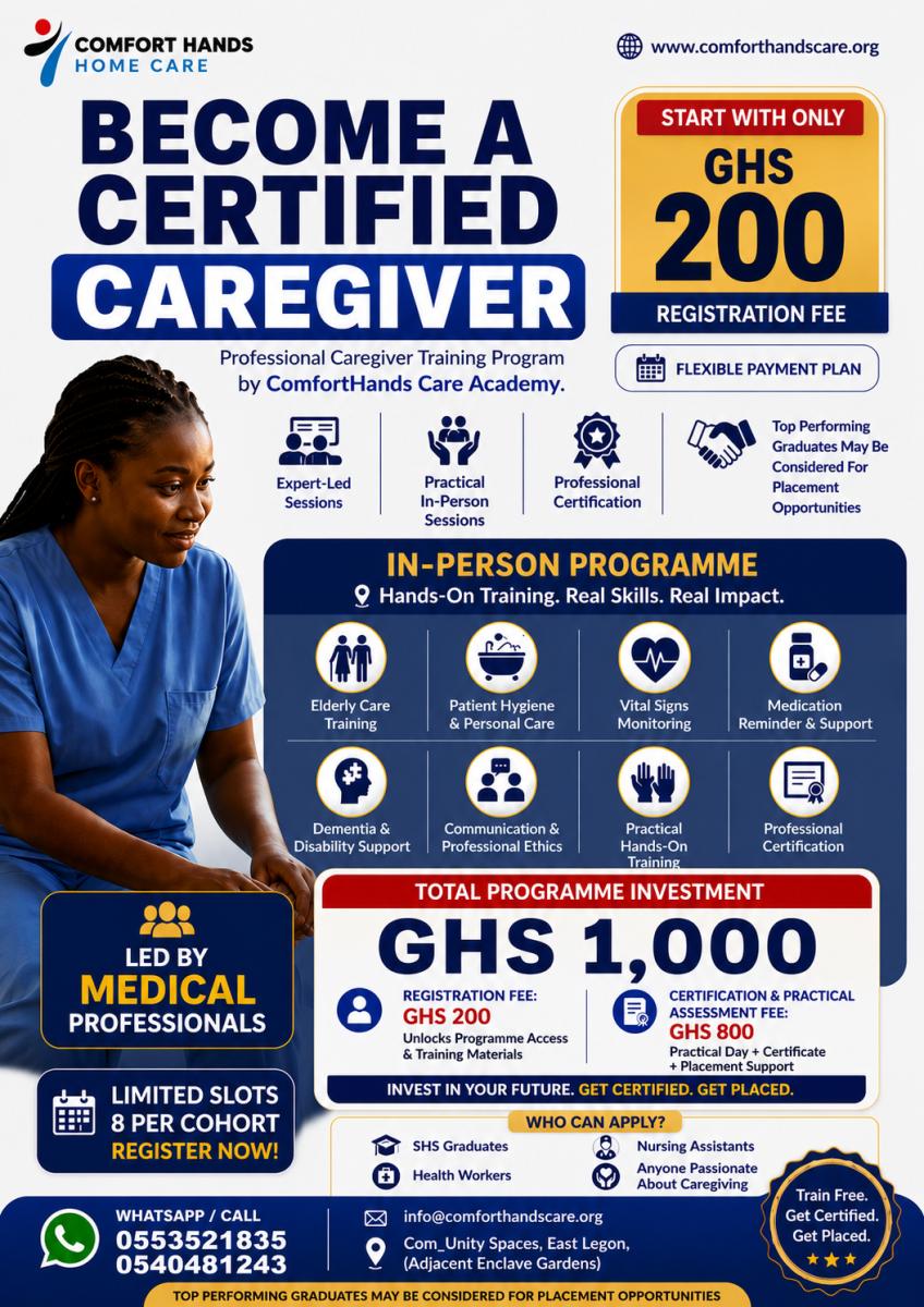 Comfort Hands Certified Caregiver Training Programme