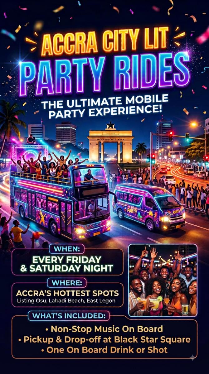 Accra Lit Party Rides!