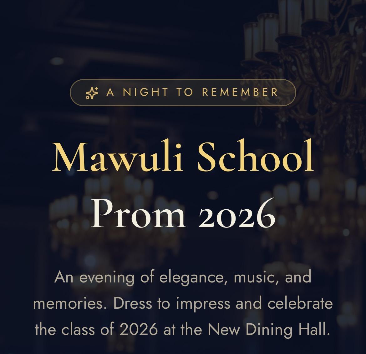 Mawuli School Prom Night 2k26