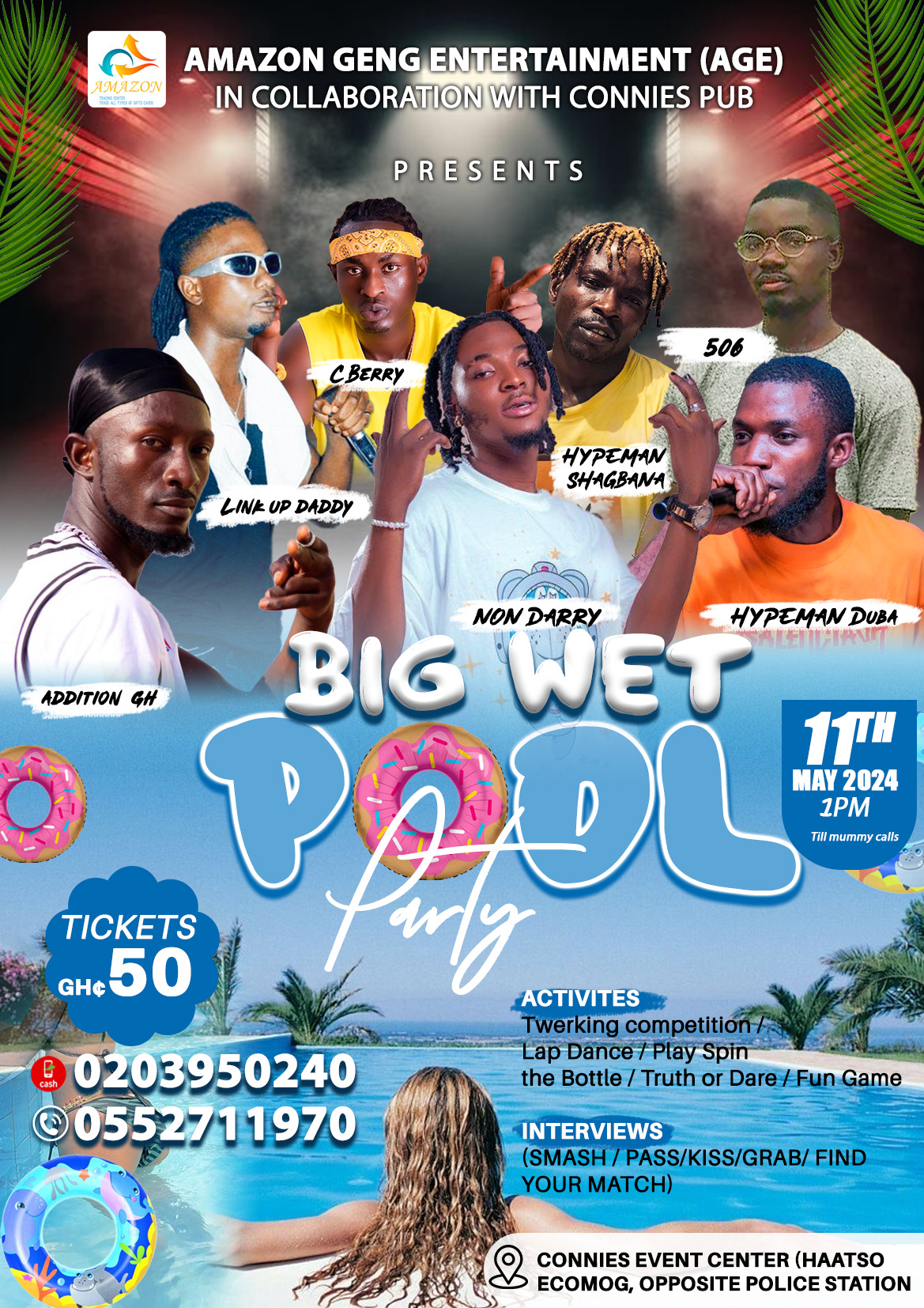 BIG WET POOL PARTY