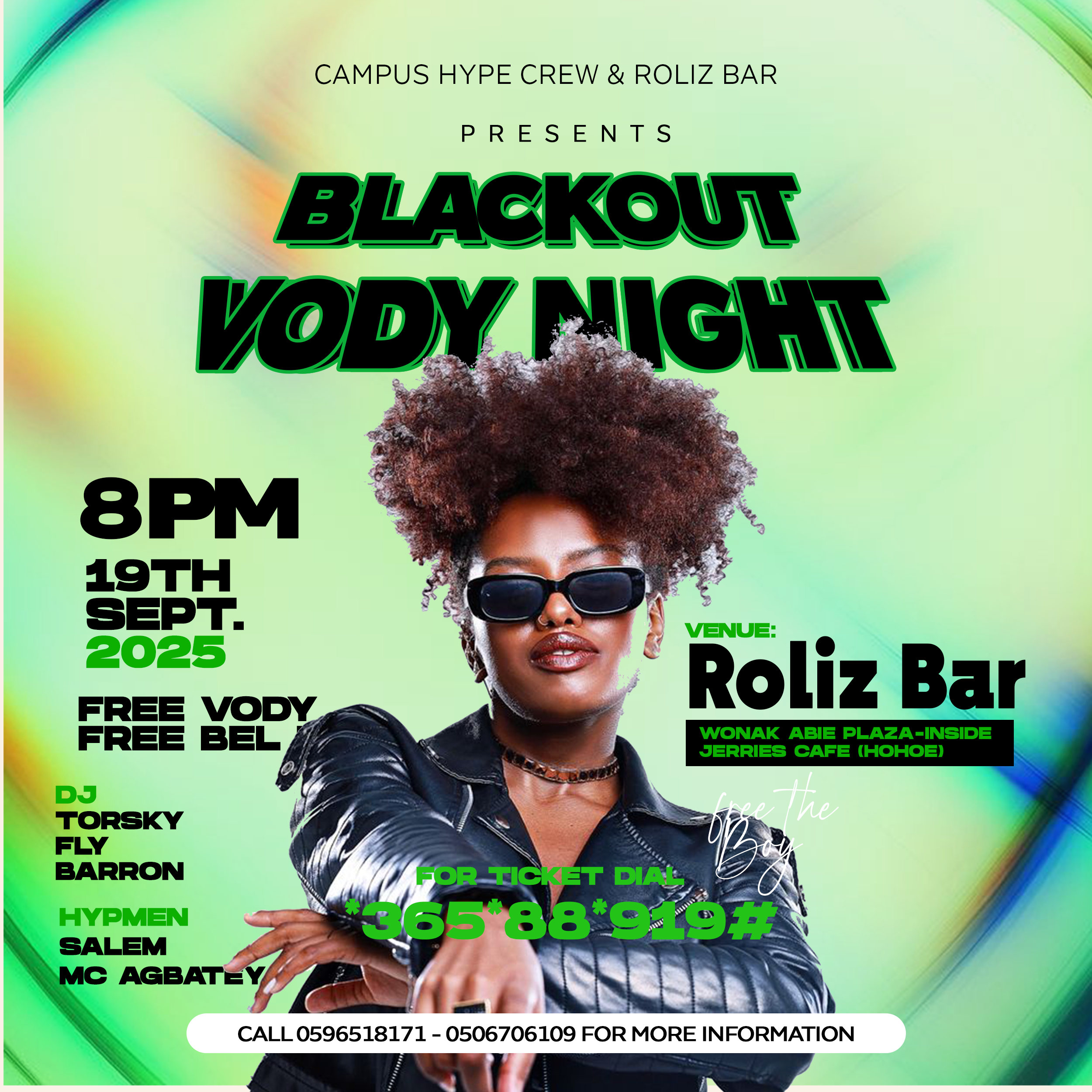BLACK OUT VODY NIGHT