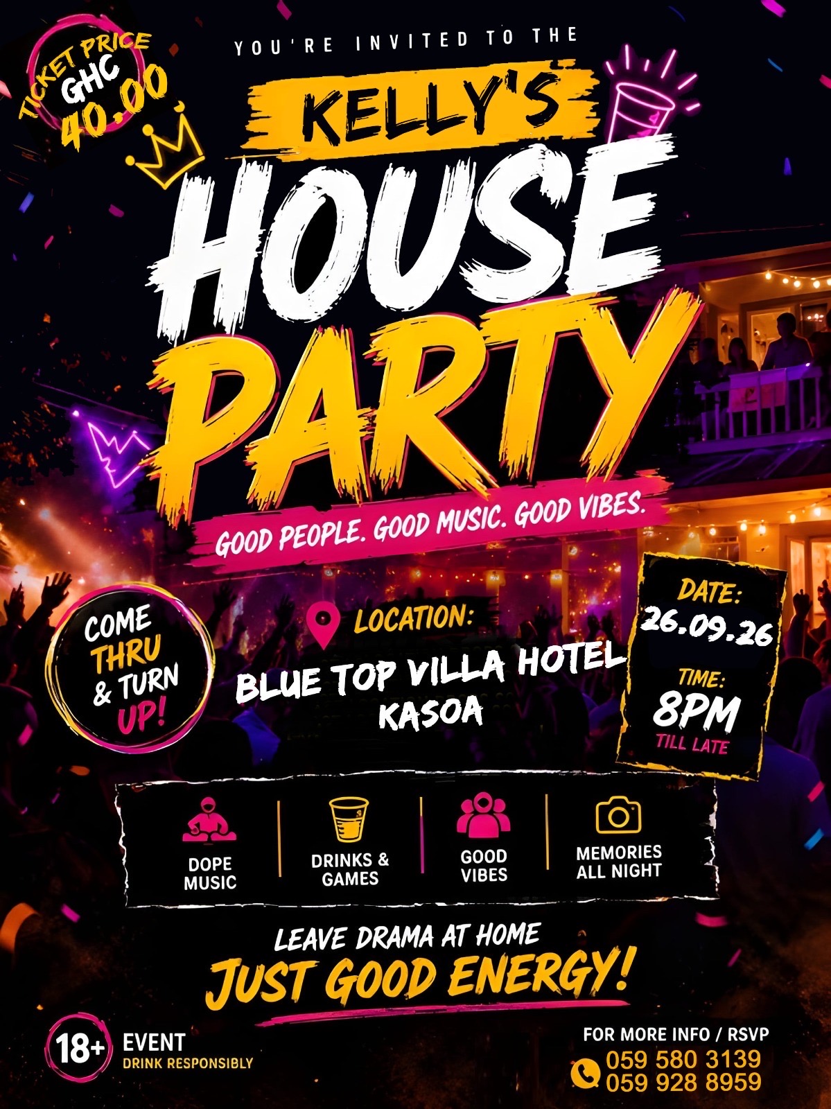 Kelly’s House Party