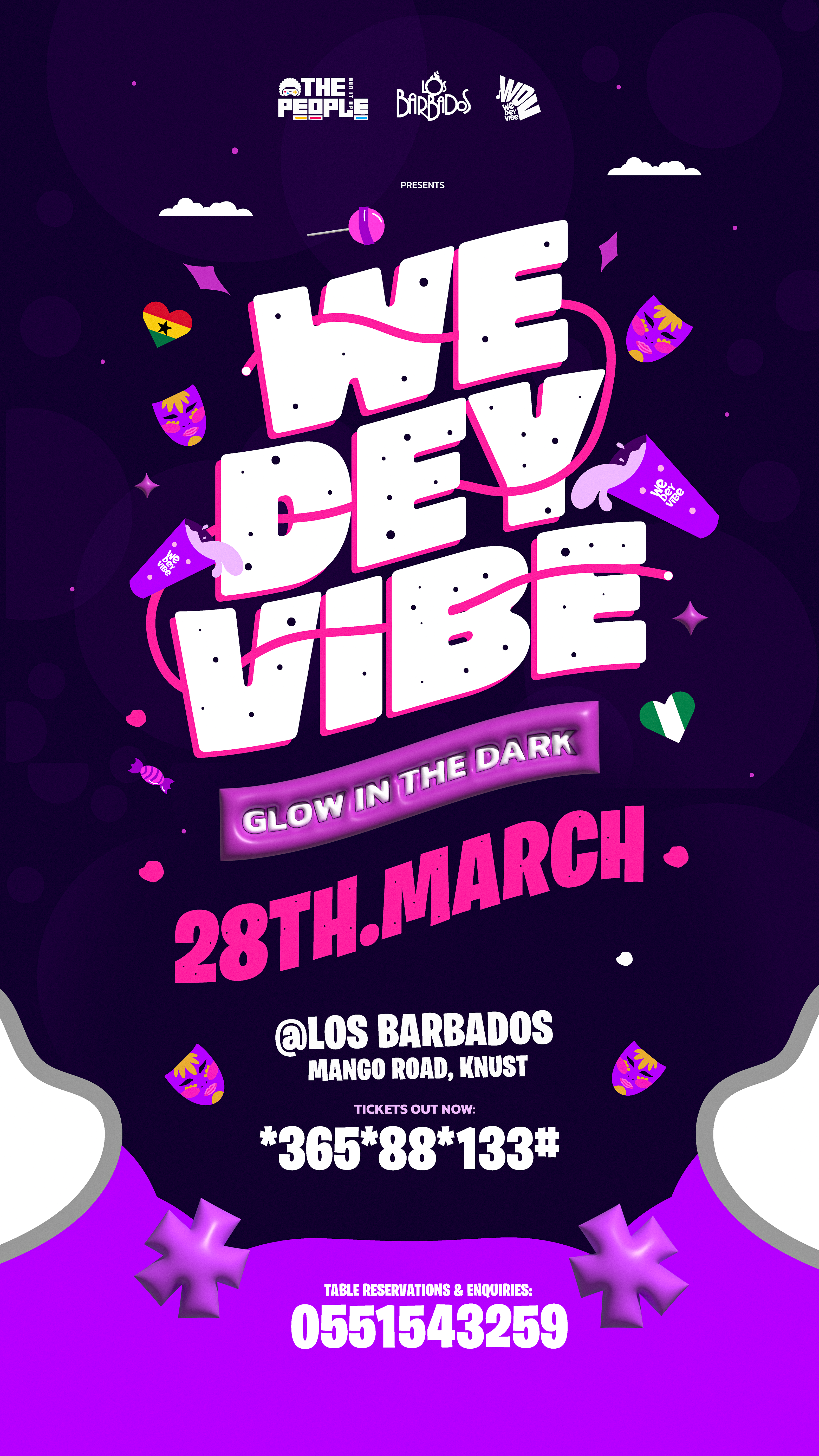 WE DEY VIBE ( GLOW IN THE DARK EDITION )