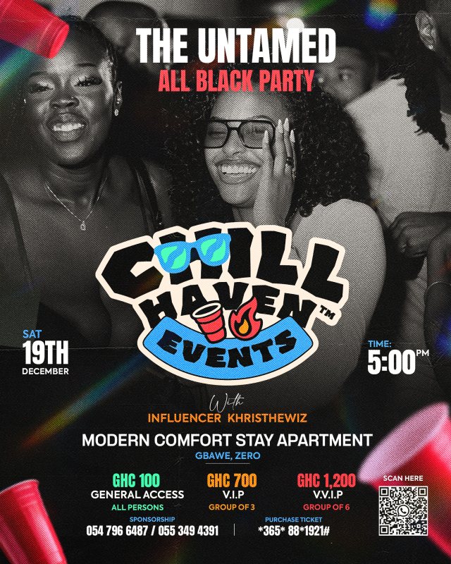 UNTAMED ALL BLACK PARTY