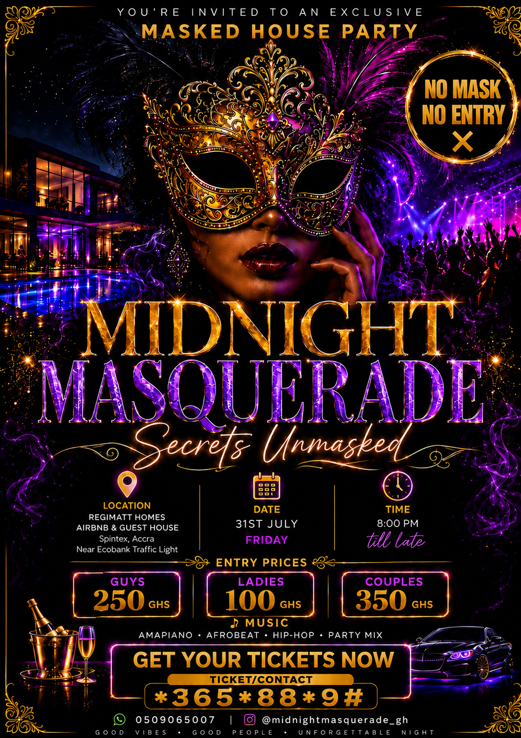 MID NIGHT MASQUERADE