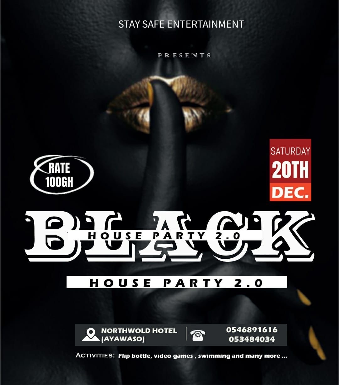 All Black House Party 2.0