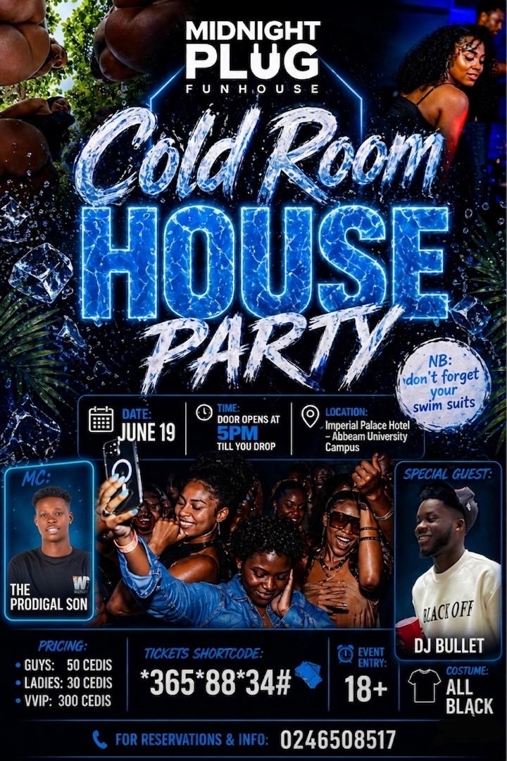 Cold room House party