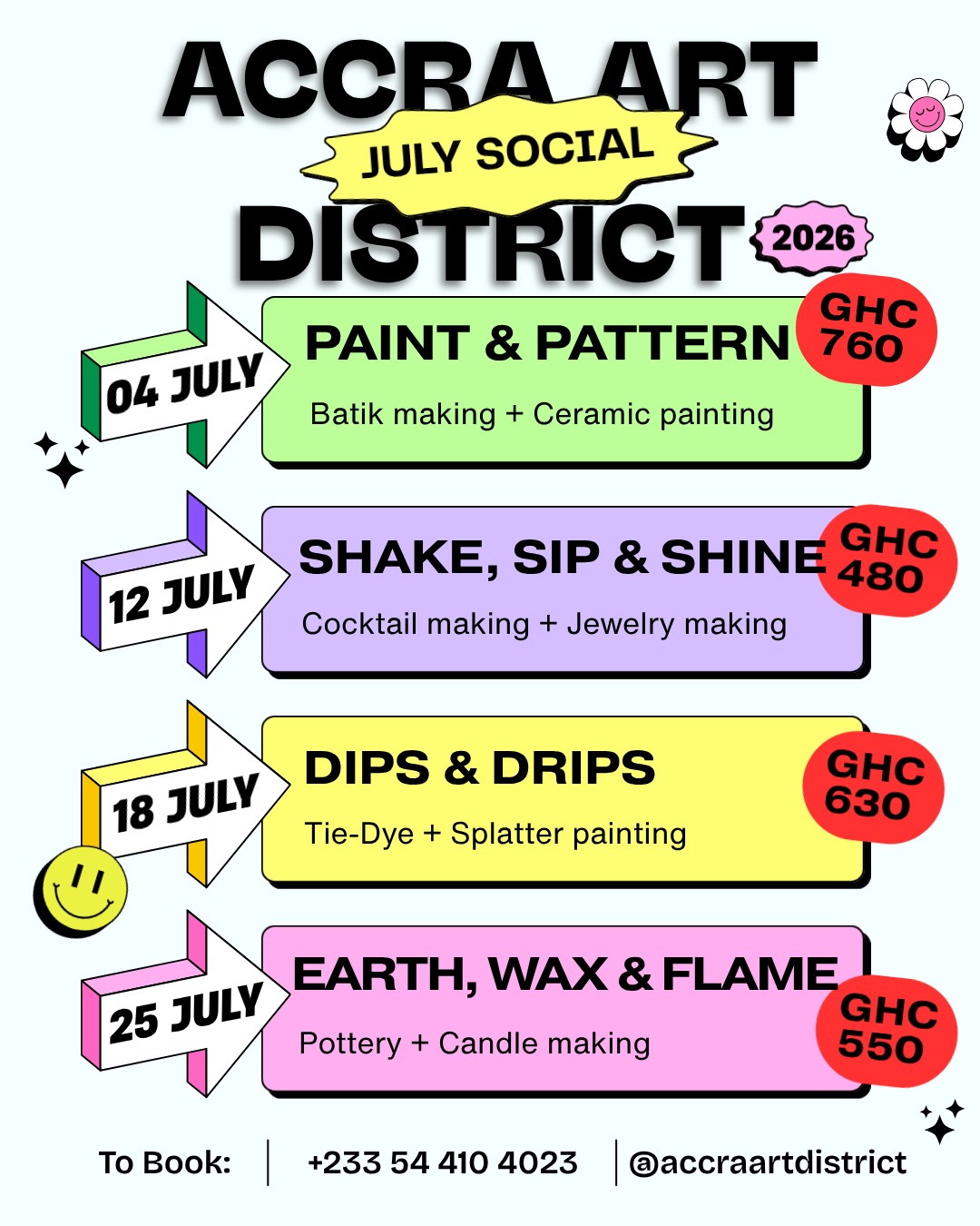 Accra Art District July Social