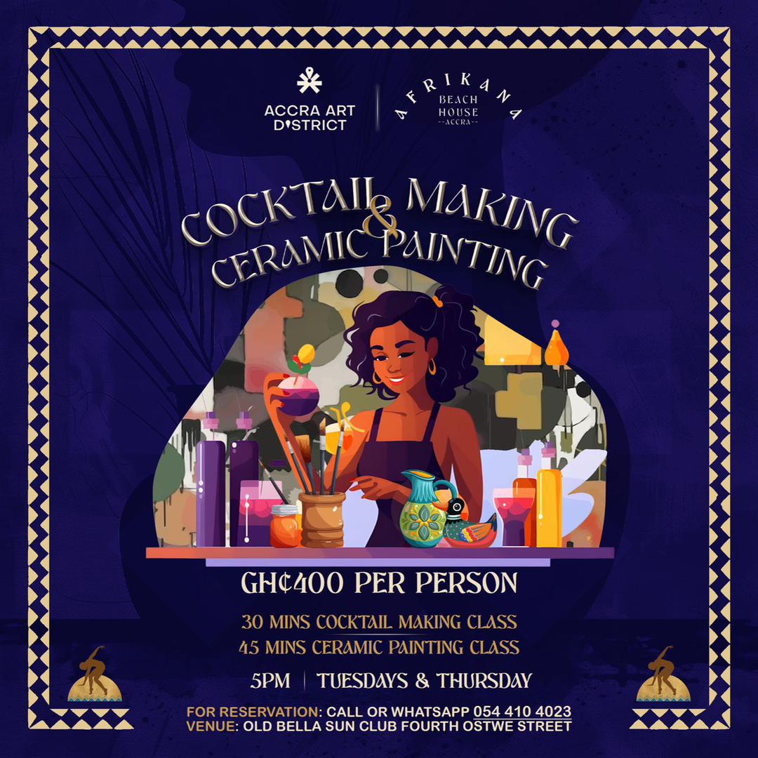 COCKTAIL MAKING & CERAMIC PAINTING