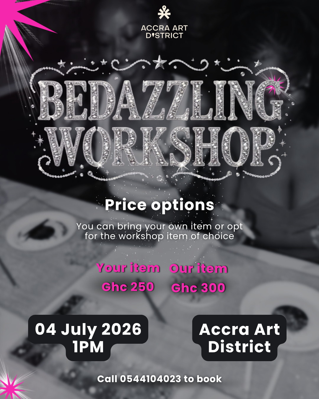 BEDAZZLE WORKSHOP
