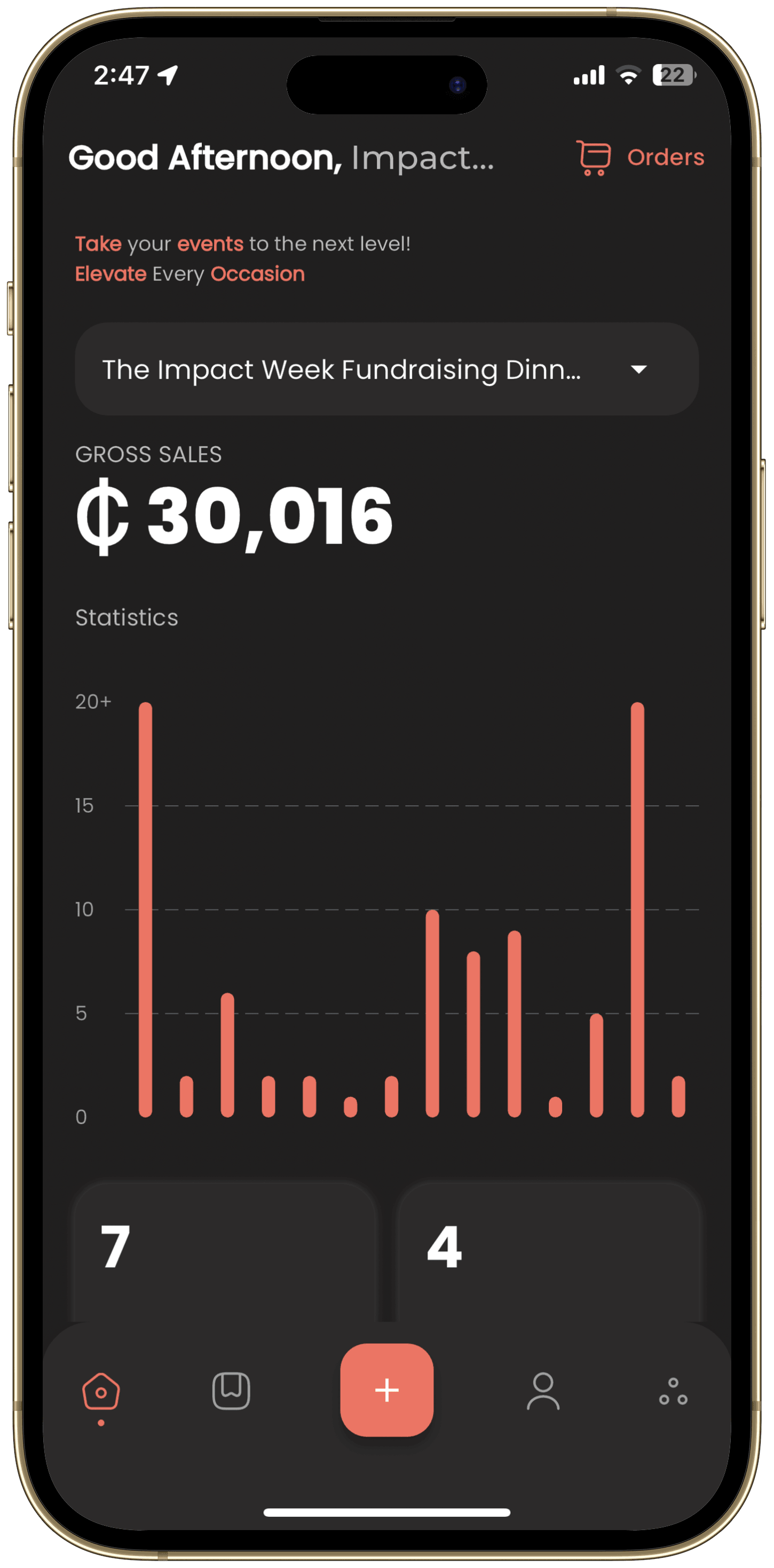 Ayatickets organizer app